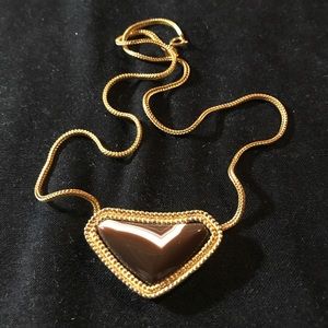 Gold Plate Sterling Necklace MMA agate